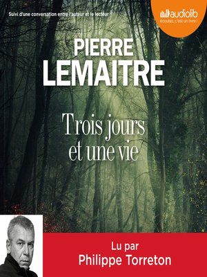 cover image of Trois jours et une vie